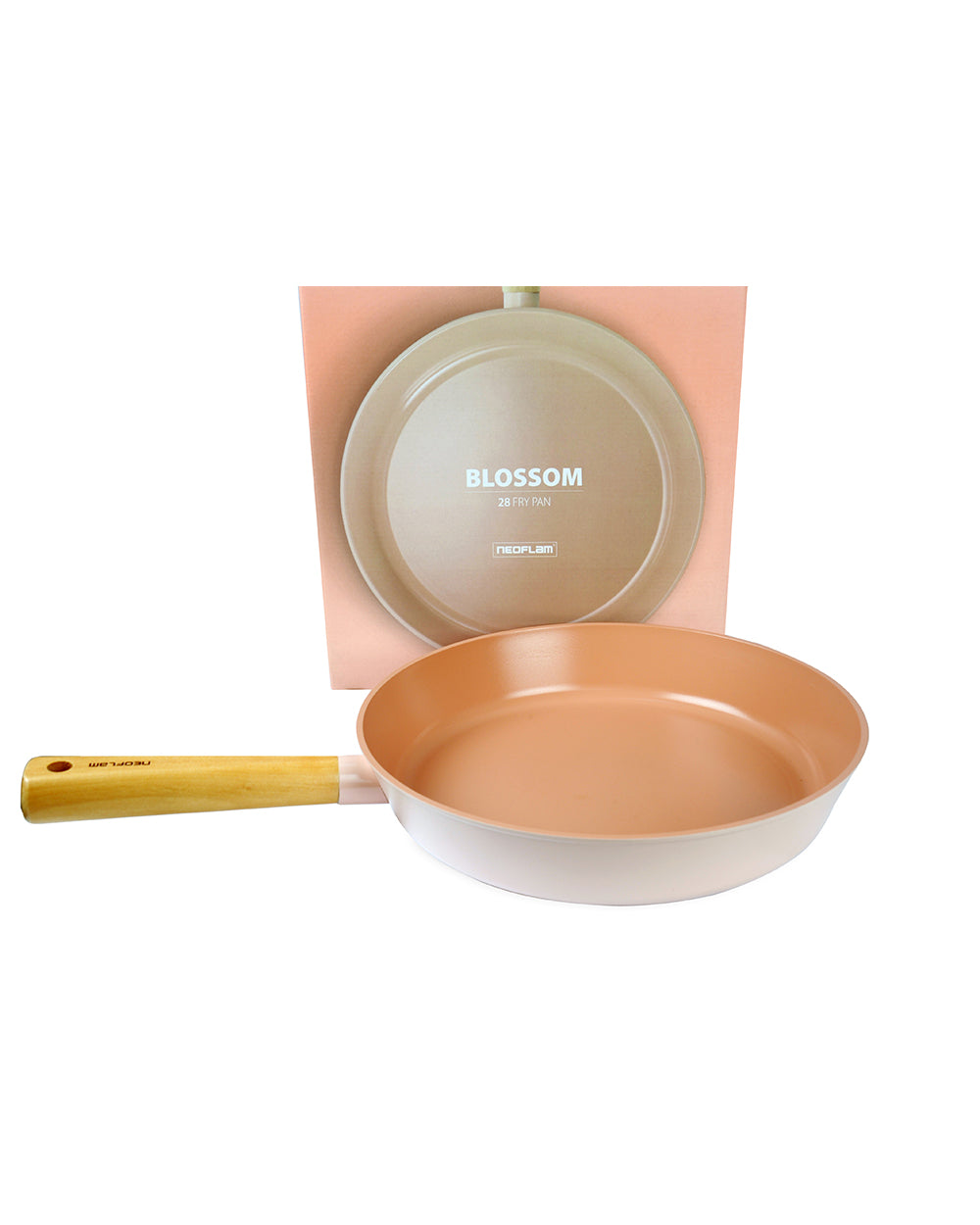 Neoflam Fika Blossom Fry Pan F28 Sandy Pink