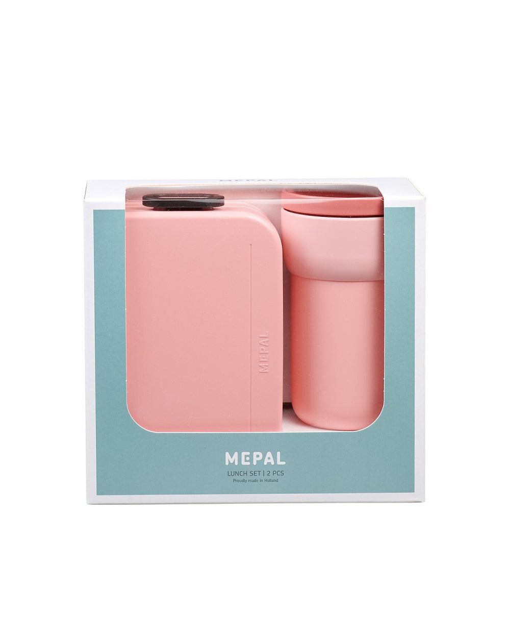 Mepal Promo Set Lunch + Travel Mug Nordic Pink