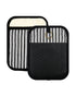 Homesmiths Stripe Black Rectangle Pot Holder
