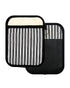 Homesmiths Stripe Black Rectangle Pot Holder