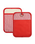 Homesmiths Stripe Red Rectangle Pot Holder