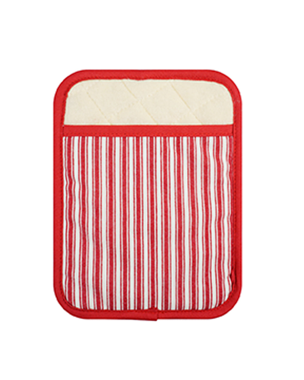 Homesmiths Stripe Red Rectangle Pot Holder