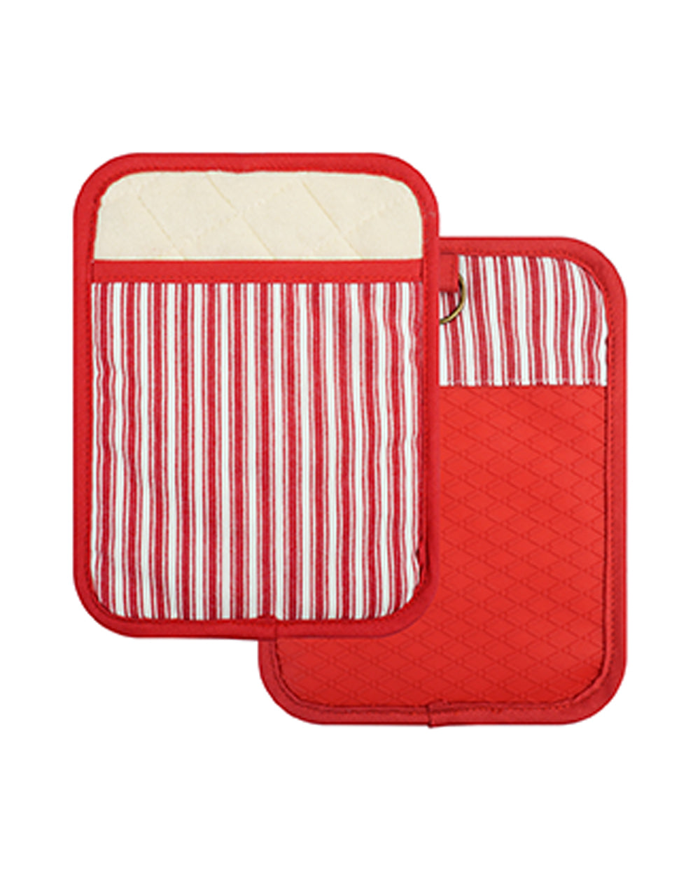 Homesmiths Stripe Red Rectangle Pot Holder