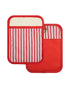 Homesmiths Stripe Red Rectangle Pot Holder