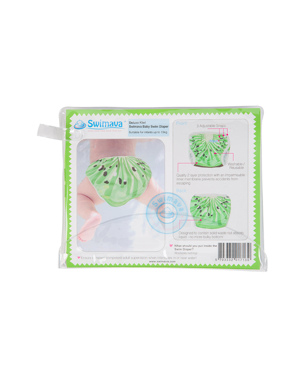 Swimava Baby Swim Diaper Kiwi By Homesmiths