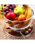 Homesmiths Glass Cake Stand with Dome Cover 6 in 1 Multi-Functional Serving Platter and Cake Plate