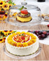Homesmiths Glass Cake Stand with Dome Cover 6 in 1 Multi-Functional Serving Platter and Cake Plate