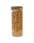 Little Storage Co 2 Liter Acacia Wood Glass Jar