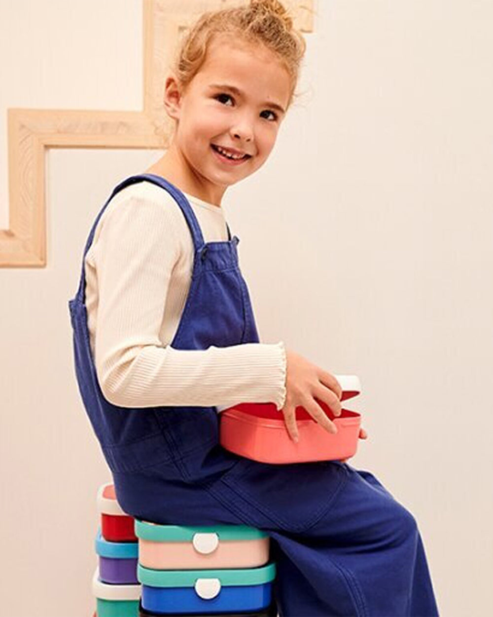 Mepal Campus Lunch Set Pop Up Water Bottle + Lunch Box Dino By Homesmiths