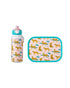 Mepal Campus Lunch Set Pop Up Water Bottle + Lunch Box Leopard