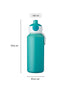 Mepal 400ML Drinking Bottle Popup Campus Leopard