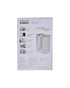 Joseph Joseph Tota 90 Liter Separation Laundry Basket Ecru