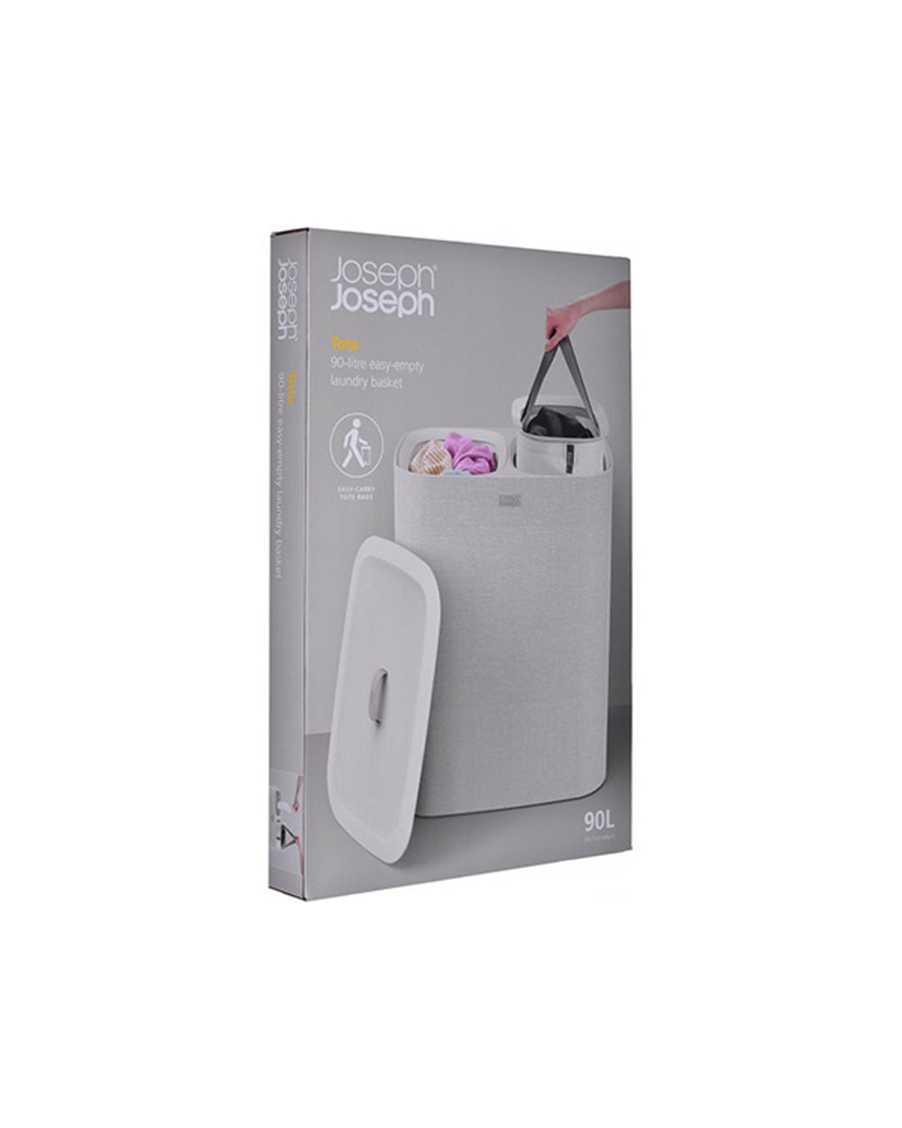 Joseph Joseph Tota 90 Liter Separation Laundry Basket Ecru