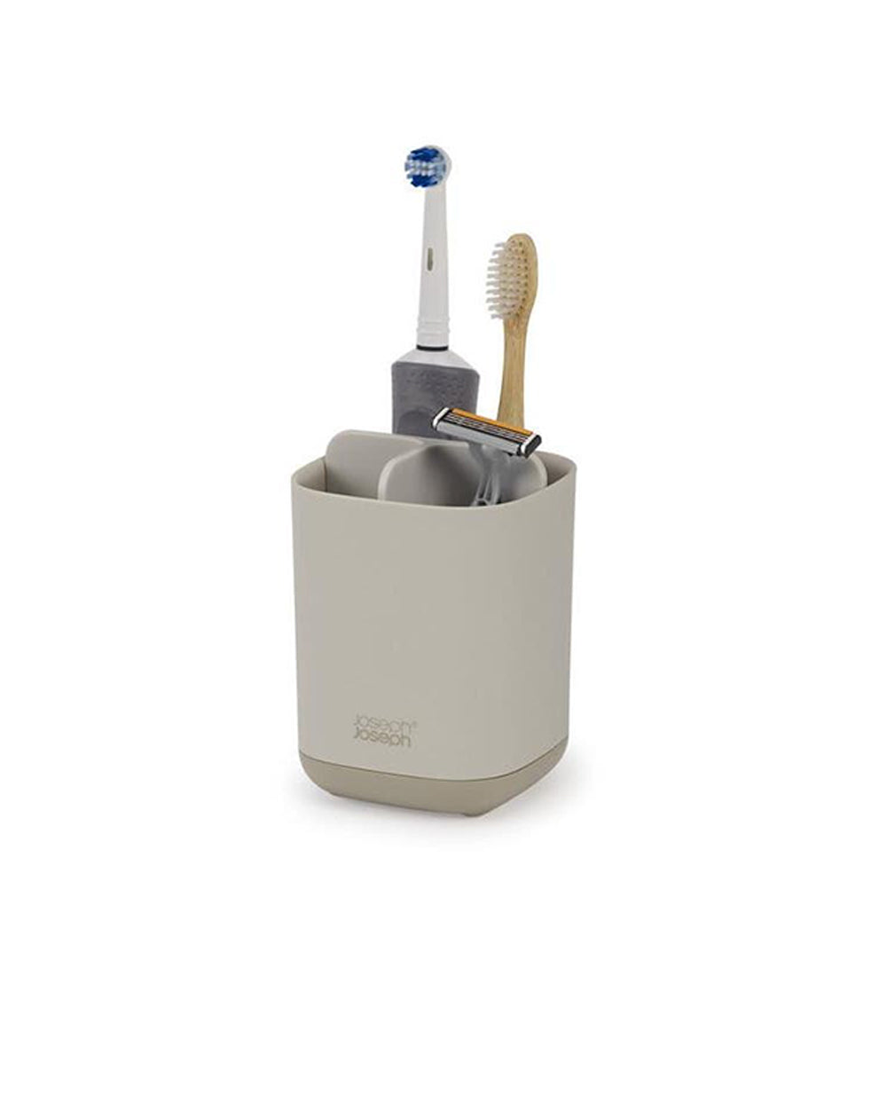 Joseph Joseph Easy Store Toothbrush Caddy Ecru