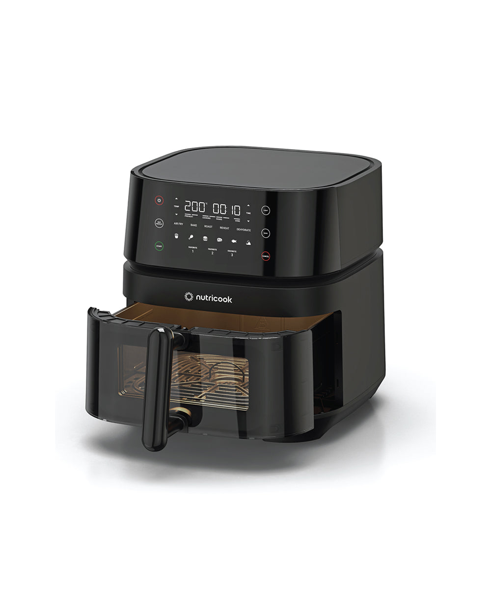 Nutricook Air Fryer Vision 5.7 Liter Black (Display Unit)