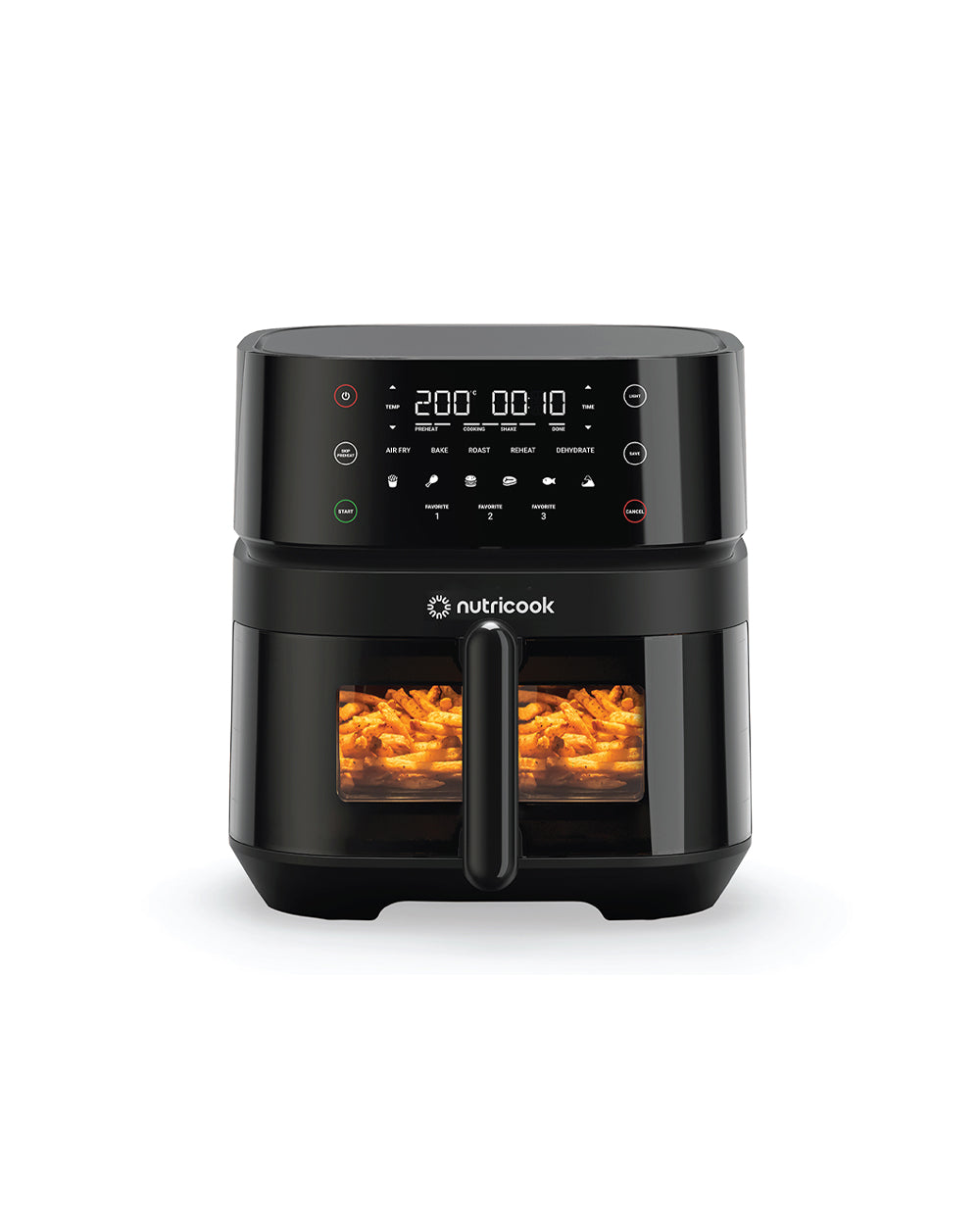 Nutricook Air Fryer Vision 5.7 Liter Black (Display Unit)