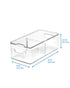 The Home Edit Large Divided Fridge Bin