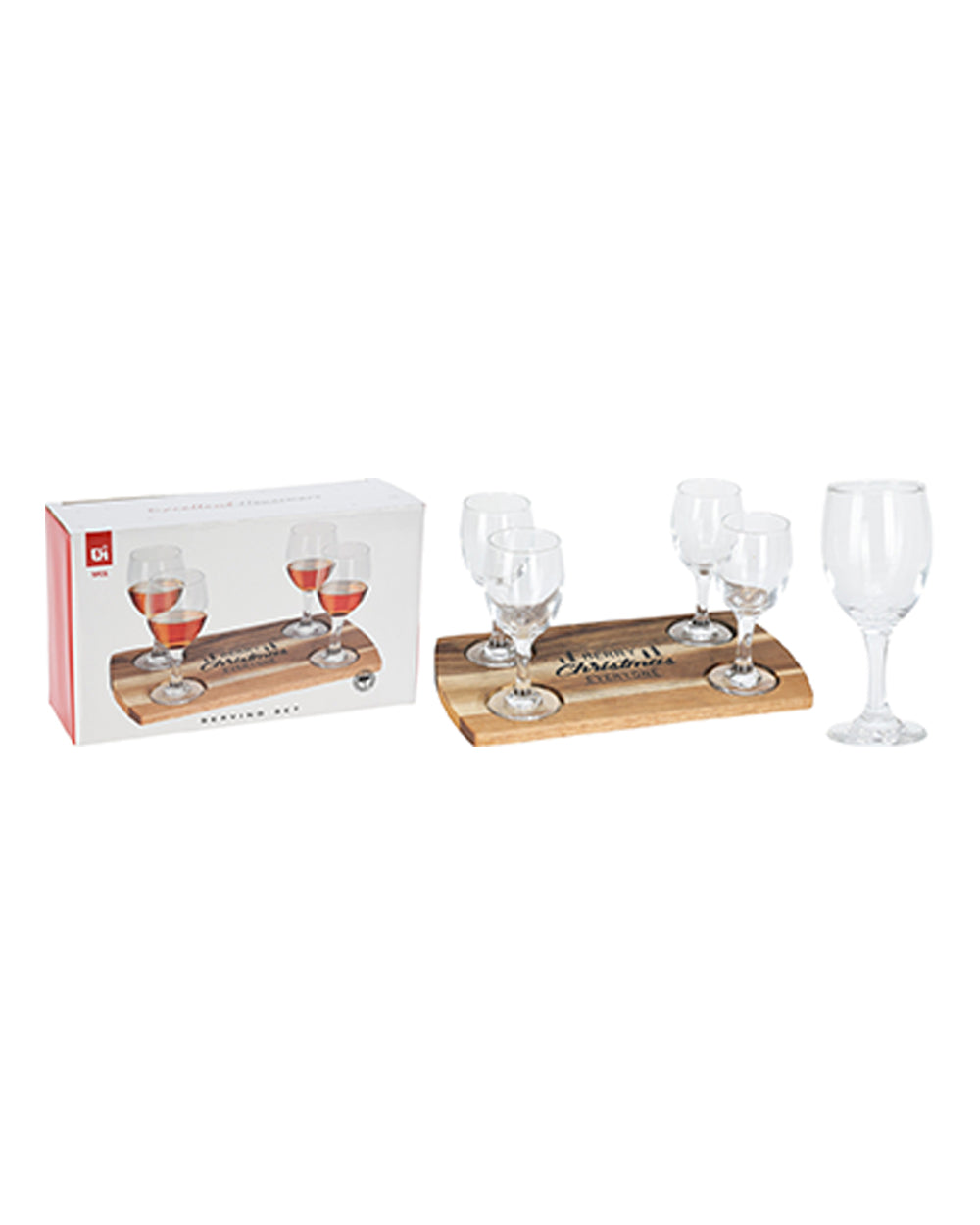 Homesmiths Serving Set Of 5 Xmas Design