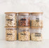 Honeybee 500ML Round Glass with Bamboo Cover