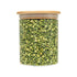 Honeybee 1 Liter Round Glass with Bamboo Cover