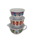 Spice By Tia Mowry Sweet Basil 6 Pieces Melamine Batter Bowls With Lids