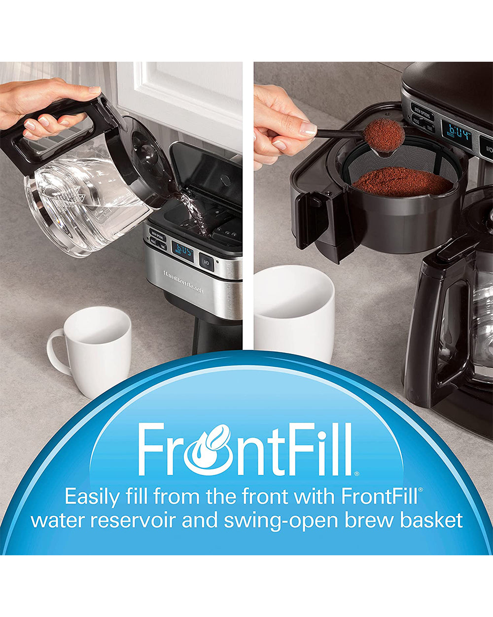 Hamilton Beach Frontfill 12 Cup Programmable Coffee Maker (Display unit)
