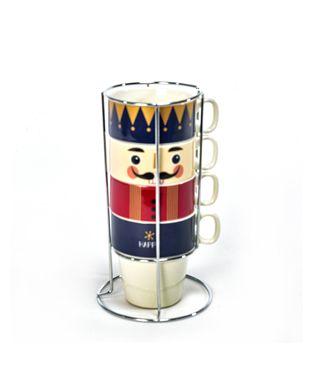 Mercury M Home 270ML 4 Mugs with Metal Structure Gift Box 67087