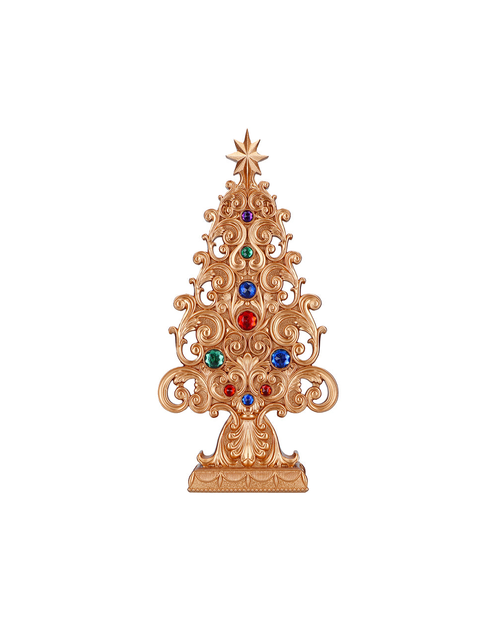 Christmas Creations Tree With Jewels Gold 233186