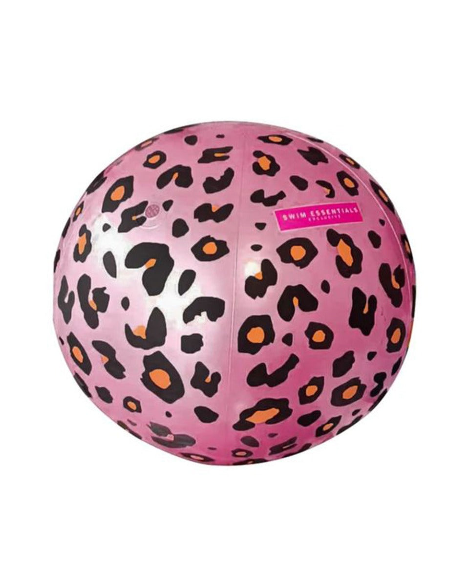 Swim Essentials Inflatable Ball Sprinkler Leopard 60cm