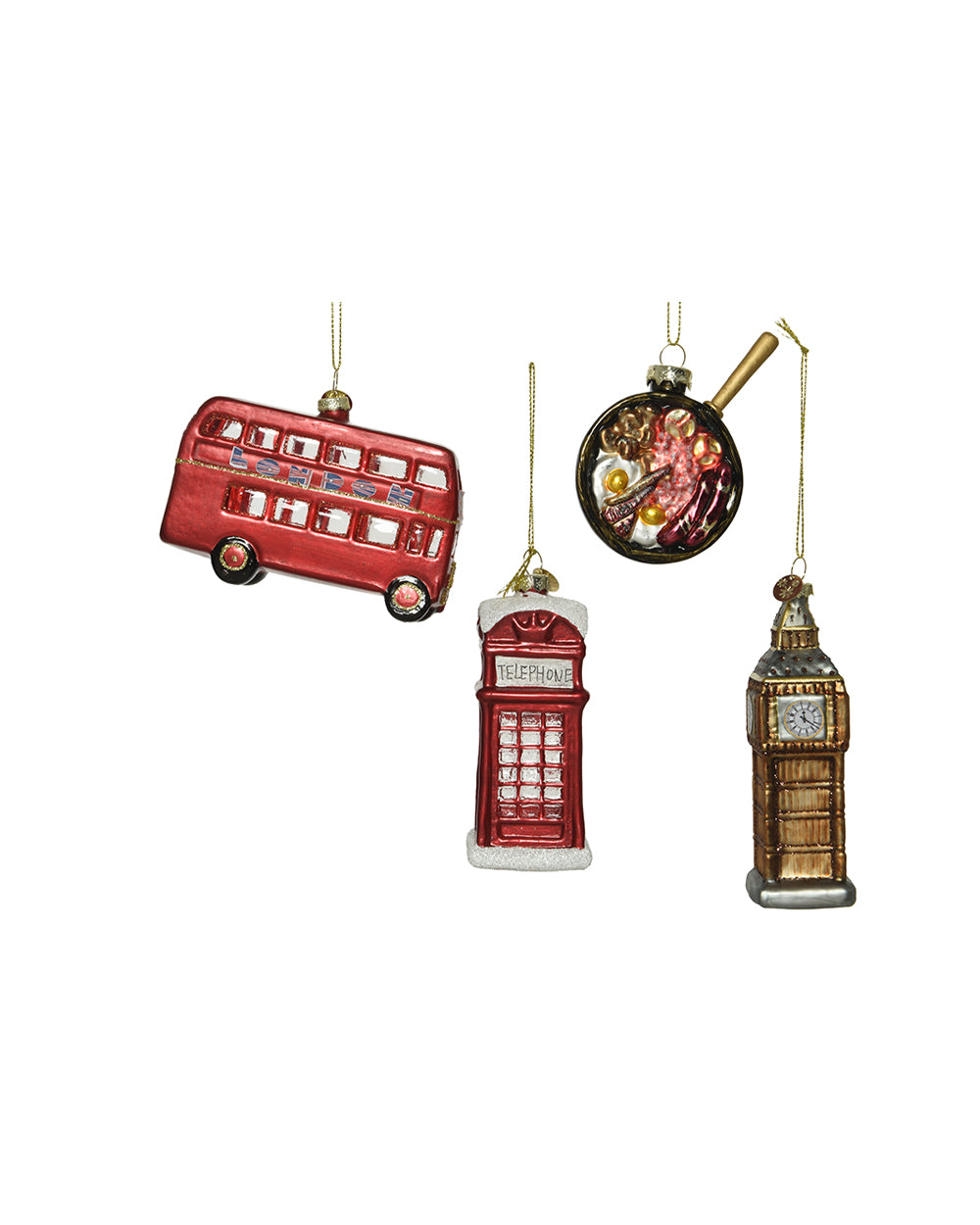 Homesmiths Decoris Ornament Glass Assorted 1 Piece
