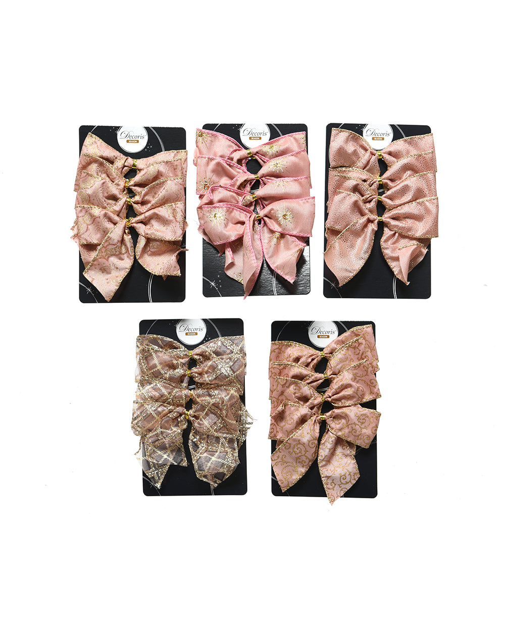Homesmiths Decoris Bow Polyester Wire Assorted 1 Piece