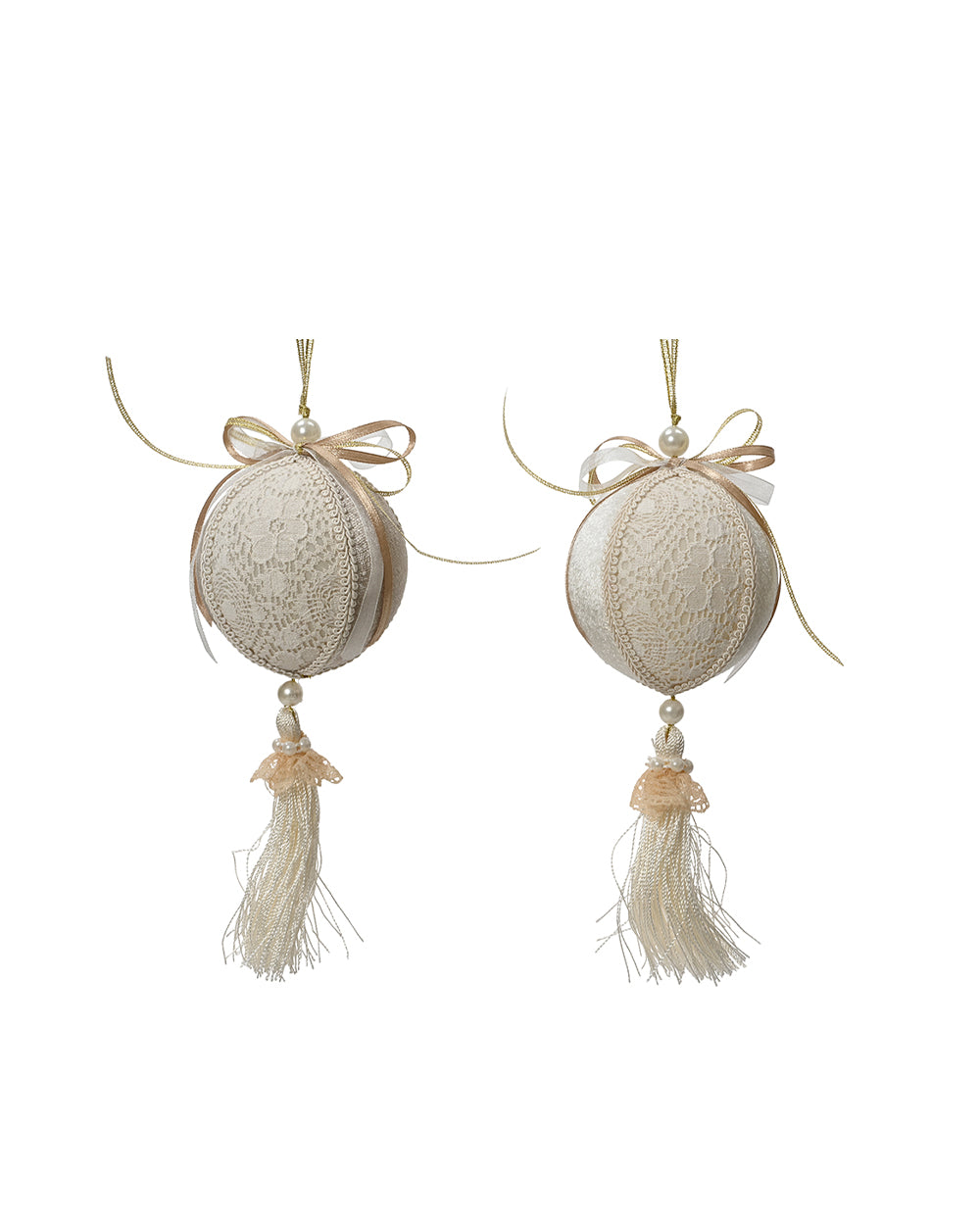 Homesmiths Decoris Polyester 8Cm Bauble In Velvet Assorted 1 Piece