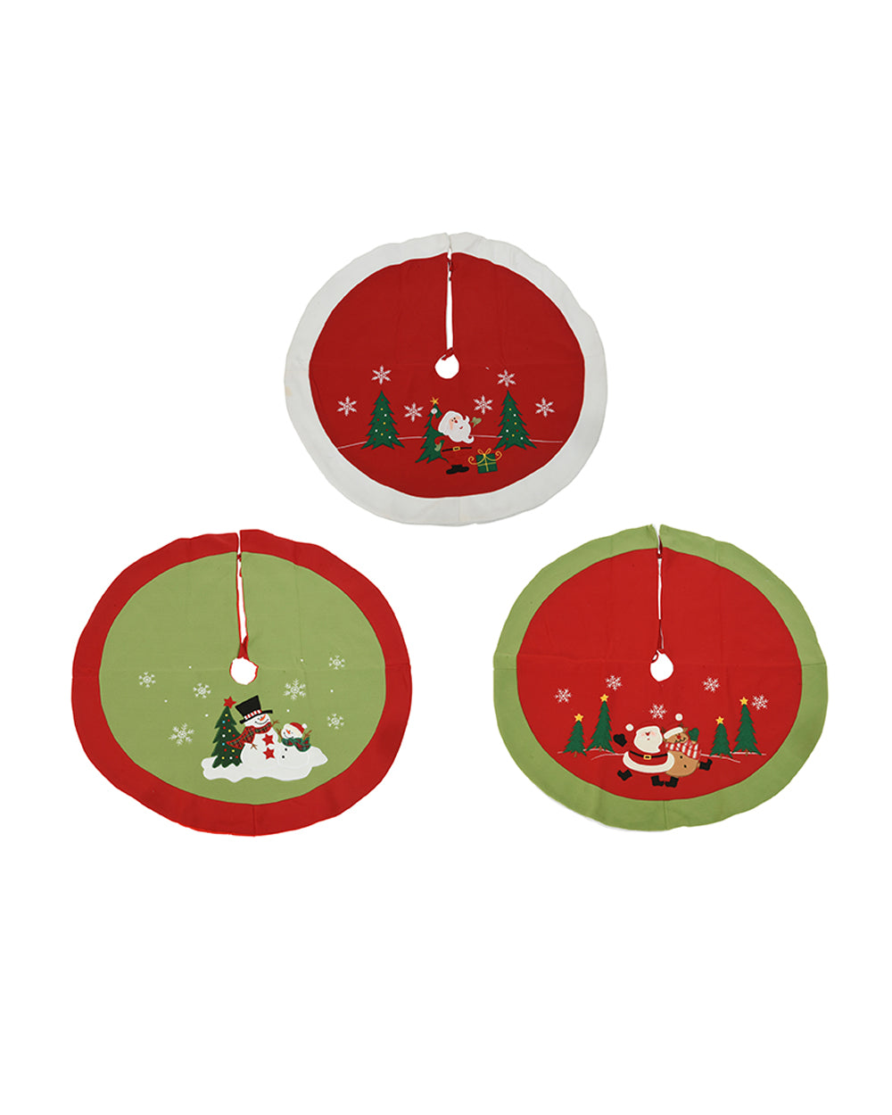 Homesmiths Decoris Tree Skirt Felt Assorted 1 Piece