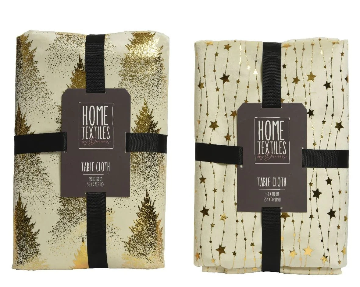 Kaemingk Decoris Table Cloth Polyester Assorted 1 Piece