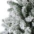 Kaemingk Decoris Monarch Pine – Snowy, 210cm, Christmas Holiday Tree, Festive Xmas Home Décor, Seasonal Floor Decoration, Evergreen Accent