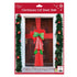 Eurowrap North Pole Large Elf Door Bow – Christmas Decoration, Holiday Home Accent, Seasonal Festive Décor, Christmas Celebration, and Holiday Gifting Essentials