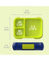 Bentgo Pop Lunch Box with Removable Divider Navy Blue Chartreuse
