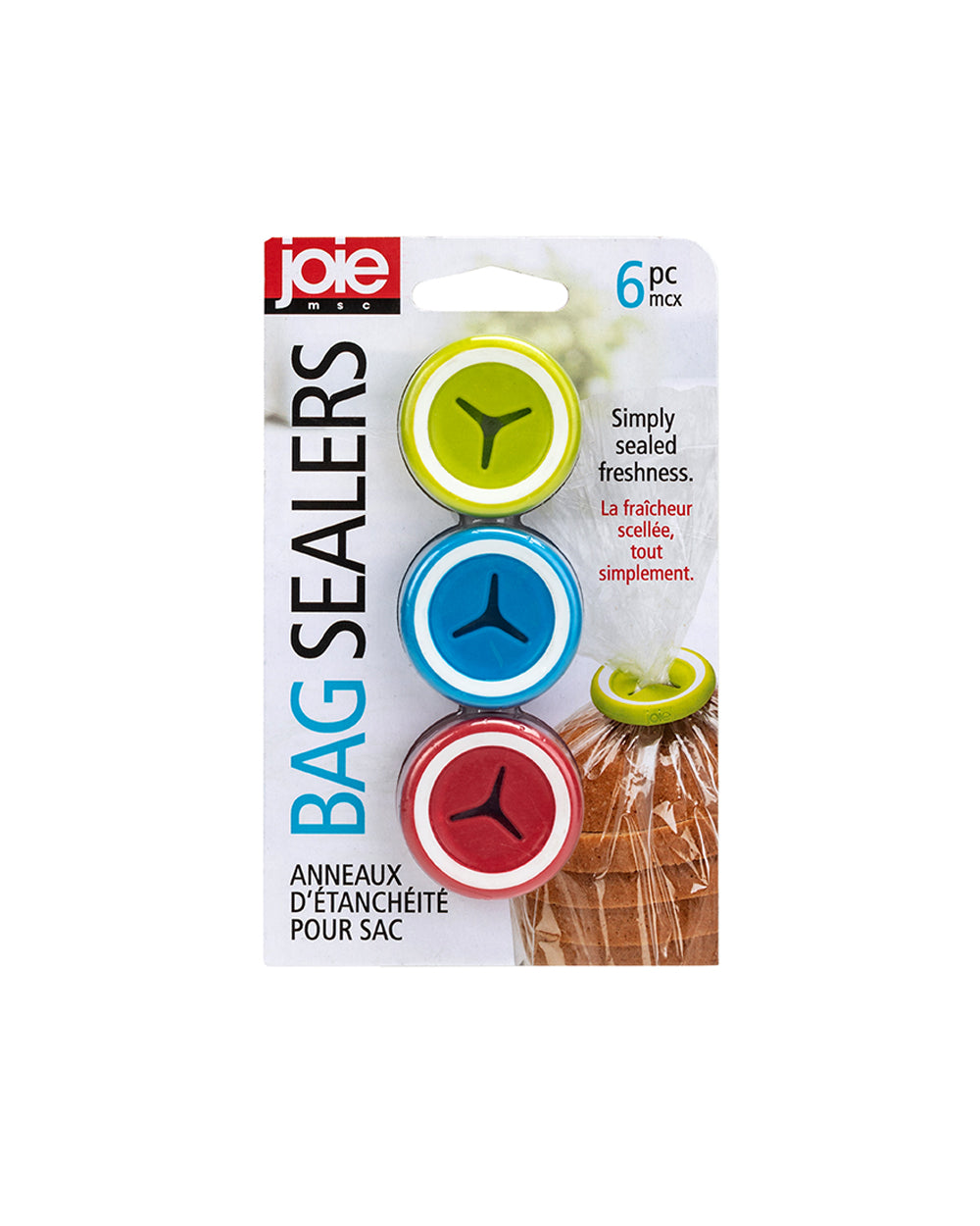 Joie Bag Sealer Ring 6Pc