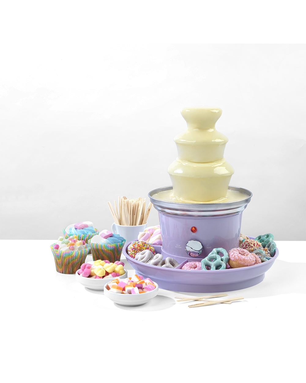 Giles & Posner Choc Fountain with Trays Sorbet Purple (Display Unit)