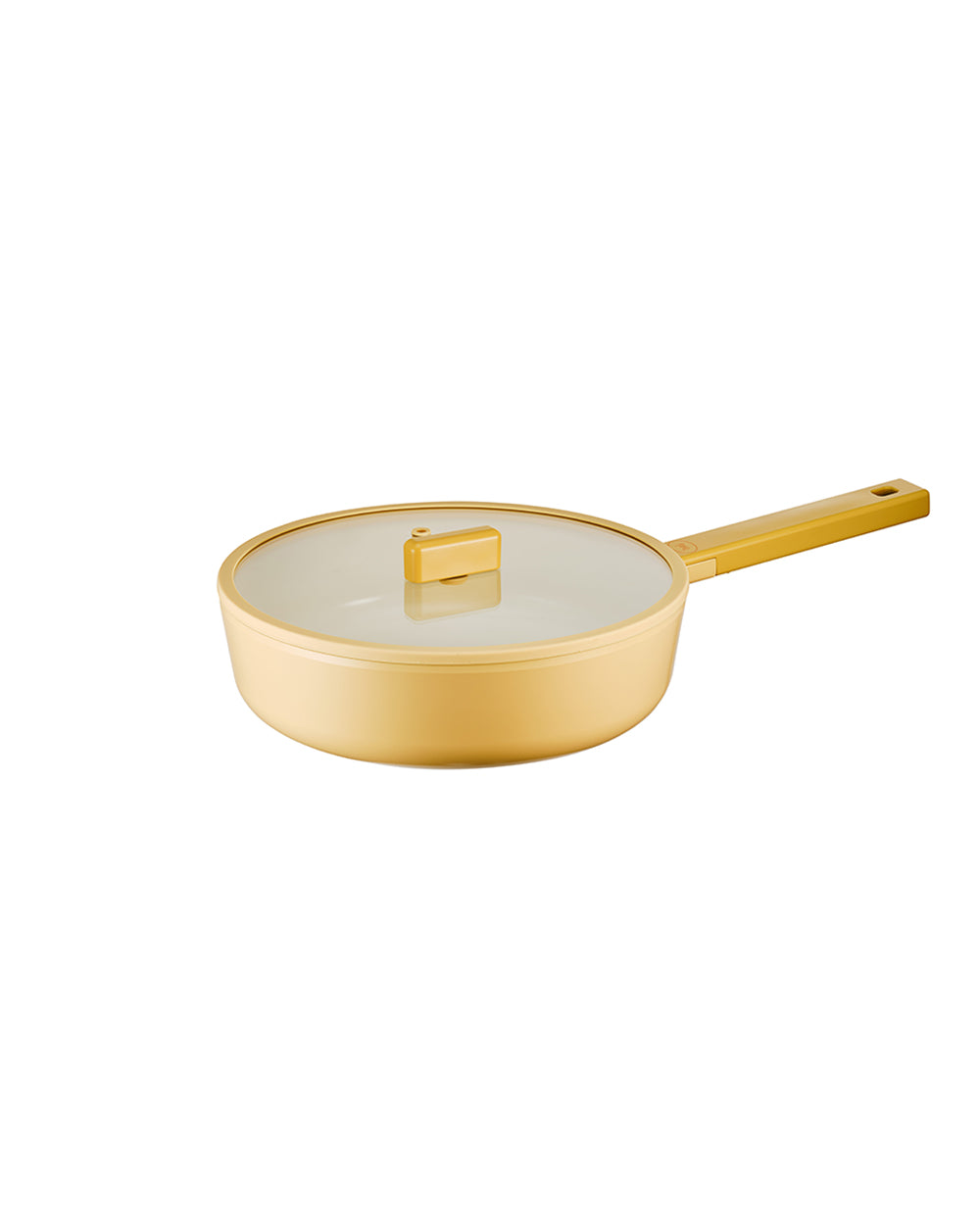 Neoflam Hej Cast Aluminum Wokpan 24cm with Glass Lid Full Induction Type