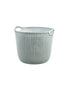 Curver 30 Liter Kint Large Round Basket with Handle Dark Grey