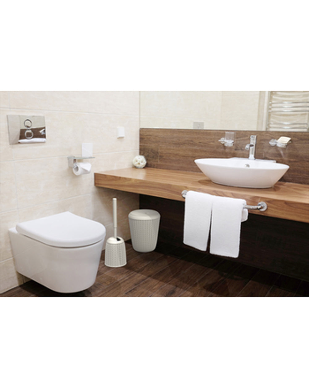 Curver Knit White Toilet Brush White