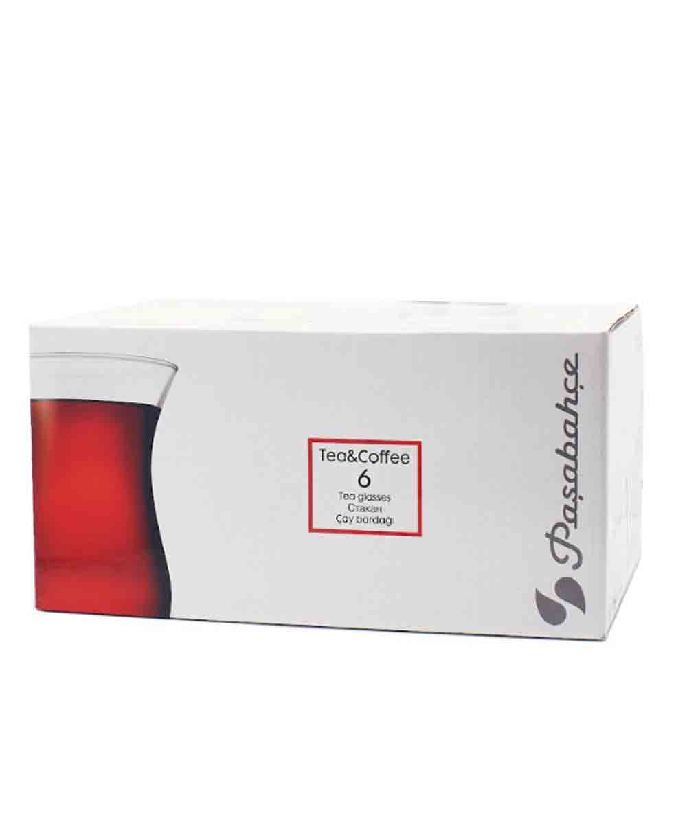 Glasstar Glasses for Tea 160ML Set of 6 Baroque