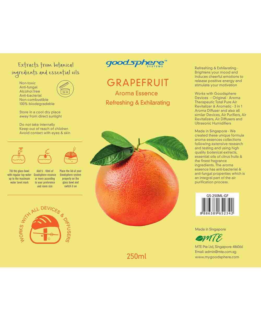 Goodsphere Aroma Essence The Citrus Collection 250ML Grapefruit
