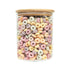 Honeybee 2 Liter Round Glass with Bamboo Cover