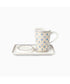Rosa Arabesque Mug With Plate & Cover