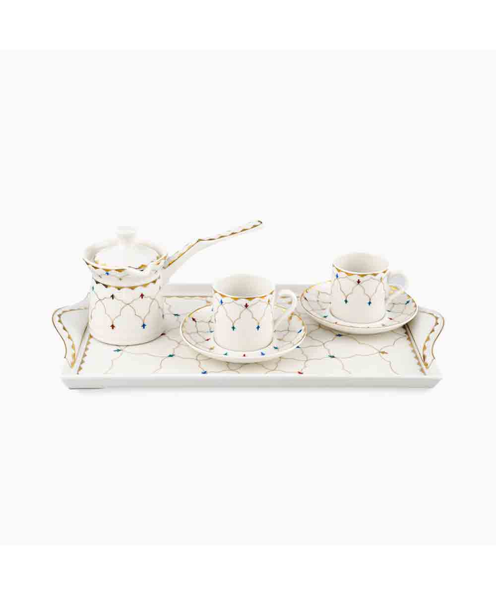 Rosa Zina Turkish Coffee Set of 6 Pieces