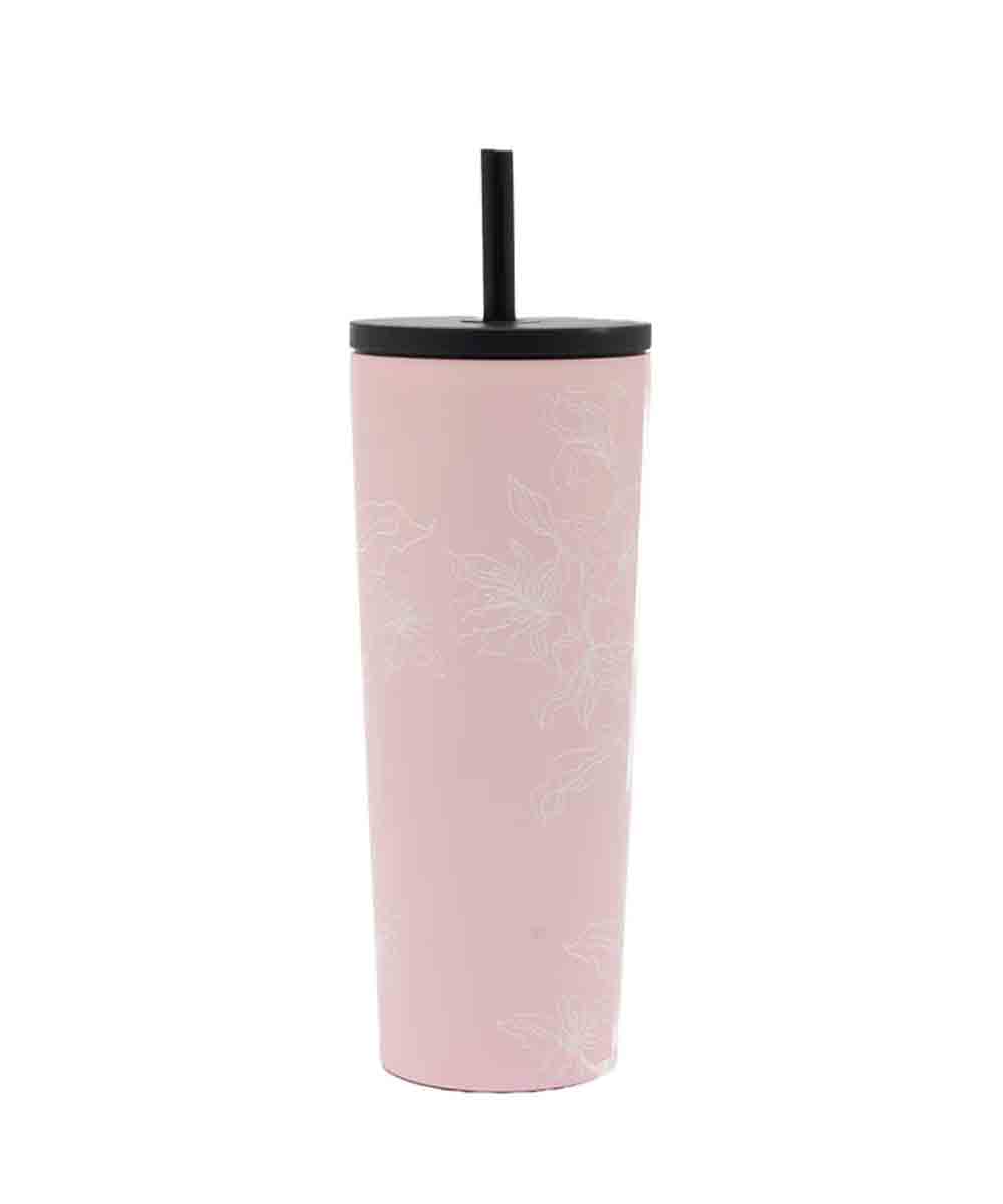 Prickly Pear Travel 24oz 2 in 1 Tumbler Pink