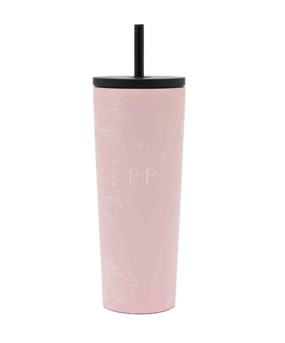 Prickly Pear Travel 24oz 2 in 1 Tumbler Floral Pink