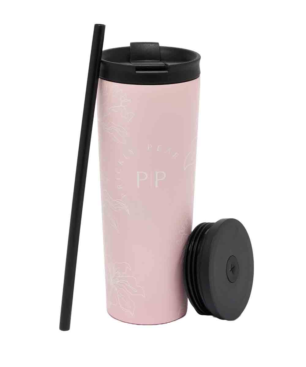 Prickly Pear Travel 24oz 2 in 1 Tumbler Floral Pink